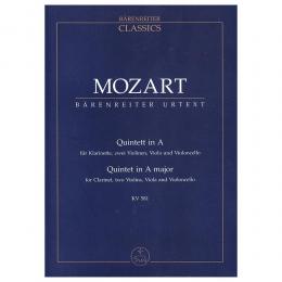 Mozart - Quintet In A Major (Pocket Score)