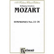 Mozart - Symphonies Nos 22-26