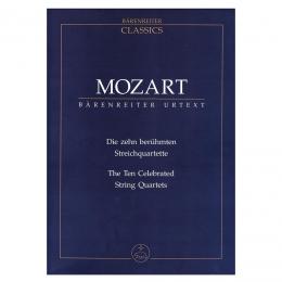 Mozart - the Ten Celebrated String Quartets (Pocket Score)