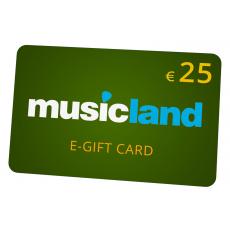 Musicland Gift Card - 25 €
