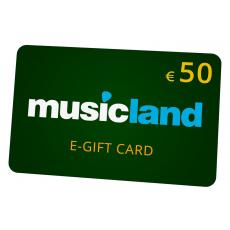 Musicland Gift Card - 50 €