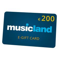 Musicland Gift Card - 200 €