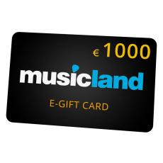 Musicland Gift Card - 1000 €