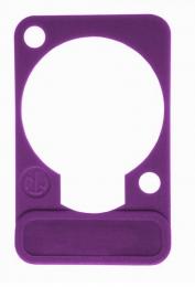 Neutrik DSS-7 - Violet Colored Lettering Plate for D-ShapeConnectors