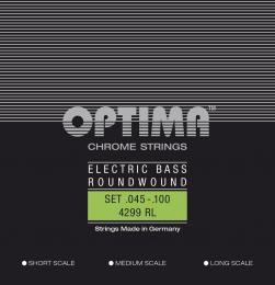 Optima Chrome Round-Wound - Medium Scale, Regular Light