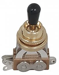 Partsland Διακόπτες Toggle Switches Μάυρη κεφαλή 