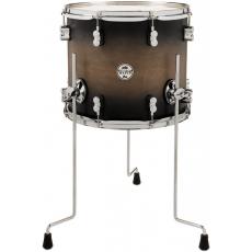 PDP by DW Concept Maple Floor Tom - Satin Charcoal Burst - 18