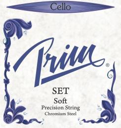 Prim Chromium Steel Cello Strings Set - Soft