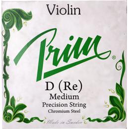 Prim Chromium Steel Violin String - D, Medium