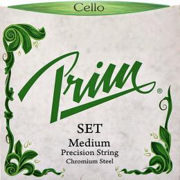 Prim Chromium Steel Cello Strings Set - 4/4, Medium