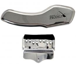 Prodigy TAR1S Tailpiece & Base - Polished Steel, Right Handed