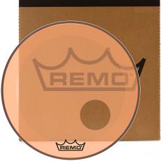 Remo PowerStroke P3 Colortone Bass, Offset Hole - Orange, 24