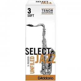 Daddario Select Jazz Tenor Sax, Unfiled - No 3 Soft