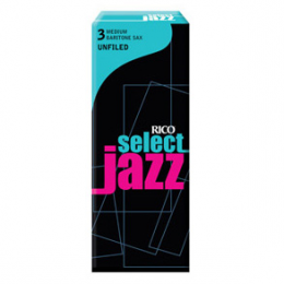 Daddario Select Jazz Baritone Sax, Unfiled - No 2 Soft