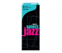 Daddario Select Jazz Baritone Sax, Unfiled - No 2 Hard