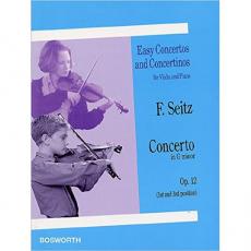 SEITZ - Concerto in G minor Opus 12 for Violin & Piano