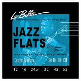 La Bella 20-PCM Jazz Flats - 12-52