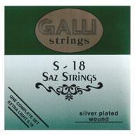 Galli S-018 Saz Strings Silverplated