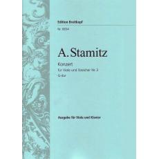 Stamitz A. - Concerto No 3 in G Major for Viola & Piano - Lebermann & Haverkampf