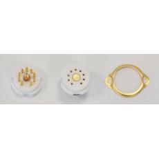 TAD Noval Socket - Ceramic, Gold Plated Contacts