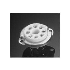 TAD Octal socket - Ceramic, Solder Lugs