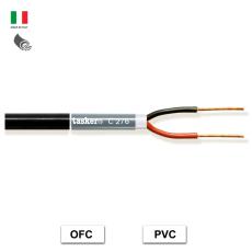 Tasker C276 PVC Speaker Cable - 1m, Black