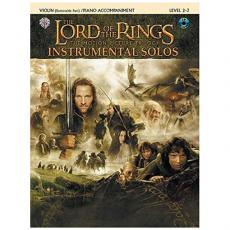 The Lord of the Rings - Instrumental Solos for Strings Violin (BK/CD)